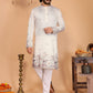 Jyoti Fashion Men's White Sequins Embroidered Kurta with Pajama | Swadesiicart