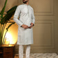 Jyoti Fashion Men's Mehendi Jacquard Woven Kurta with Pajama | Swadesiicart