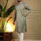 Jyoti Fashion Men's Green Mirror Embroidery Kurta with Pajama | Swadesiicart