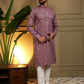 Jyoti Fashion Men's Wine Mirror Embroidery Kurta with Pajama | Swadesiicart