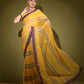 Jyoti Fashion Women's Yellow Foil Print with Sequence Georgette Saree with Blouse | Swadesiicart