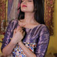 Jyoti Fashion Women's Wine Soft Silk Patola Print with Jacquard Weaving Work Anarkali Dress | Swadesiicart