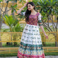 Jyoti Fashion Women's Multicolor Patola Silk Jacquard Weaving Work Anarkali Dress | Swadesiicart