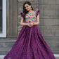 Jyoti Fashion Women's Wine Maslin with Chinon Embroidered Partwear Anarkali Dress | Swadesiicart