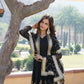 Jyoti Fashion Women's Black Faux Blooming Sequins Embroidered Partywear Anarkali Dress with Dupatta | Swadesiicart