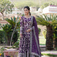 Jyoti Fashion Women's Wine Viscose Jacquard with Sequins Embroidered Anarkali Dress with Dupatta | Swadesiicart