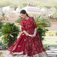 Jyoti Fashion Women's Maroon Faux Blooming Sequins Thread Embroidered Anarkali Dress with Dupatta | Swadesiicart