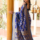 Joban Fashion Ink Blue Banarasi Soft Pure Handloom Banarasi Silk Saree | Swadesiicart