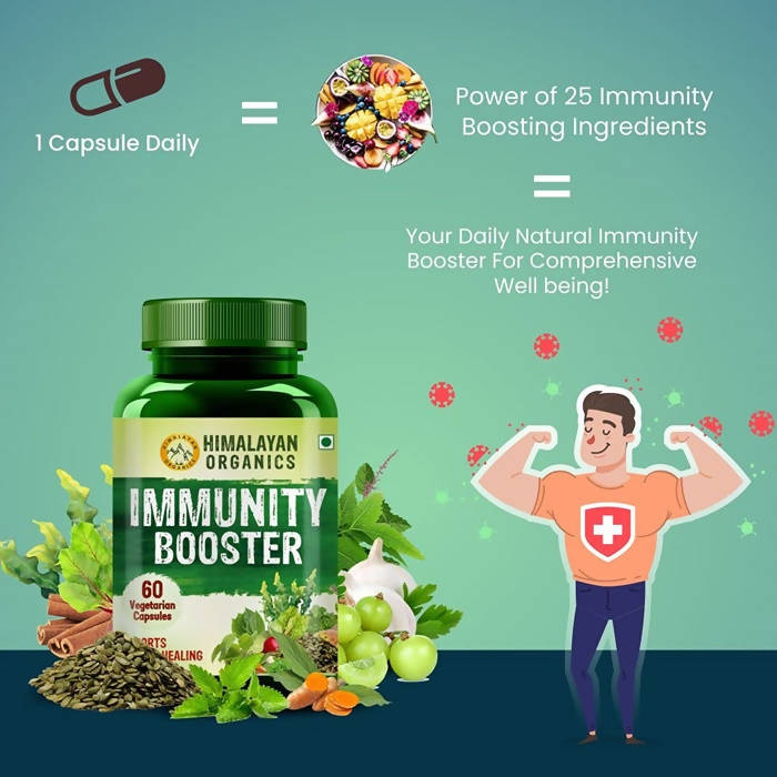 Himalayan Organics Immunity Booster Vegetarian Capsules | Swadesiicart