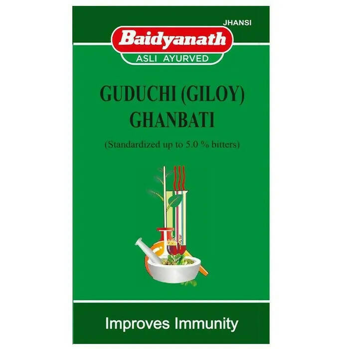 Baidyanath Jhansi Guduchi (Giloy) Ghanbati - Ayurvedant Pvt. Ltd.