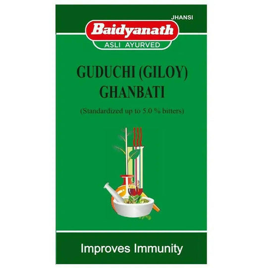 Baidyanath Jhansi Guduchi (Giloy) Ghanbati - Ayurvedant Pvt. Ltd.
