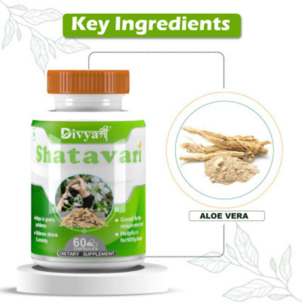 Divya Shree Shatavari Capsules | Swadesiicart