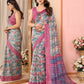Partywear Designer Pink Kota Doriya Fancy Saree - Dyuti | Swadesiicart