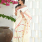 Beatitude Off White Cotton Handloom Saree