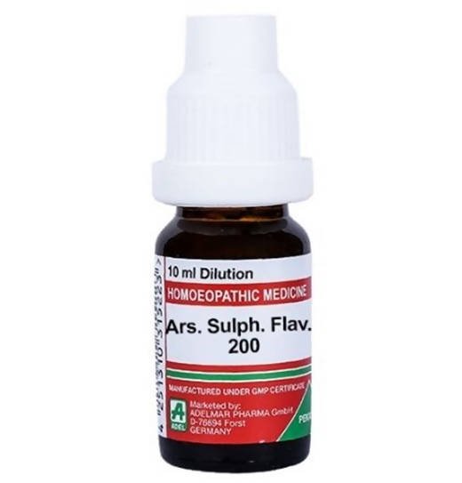 Adel Homeopathy Ars Sulph Flav Dilution | Swadesiicart