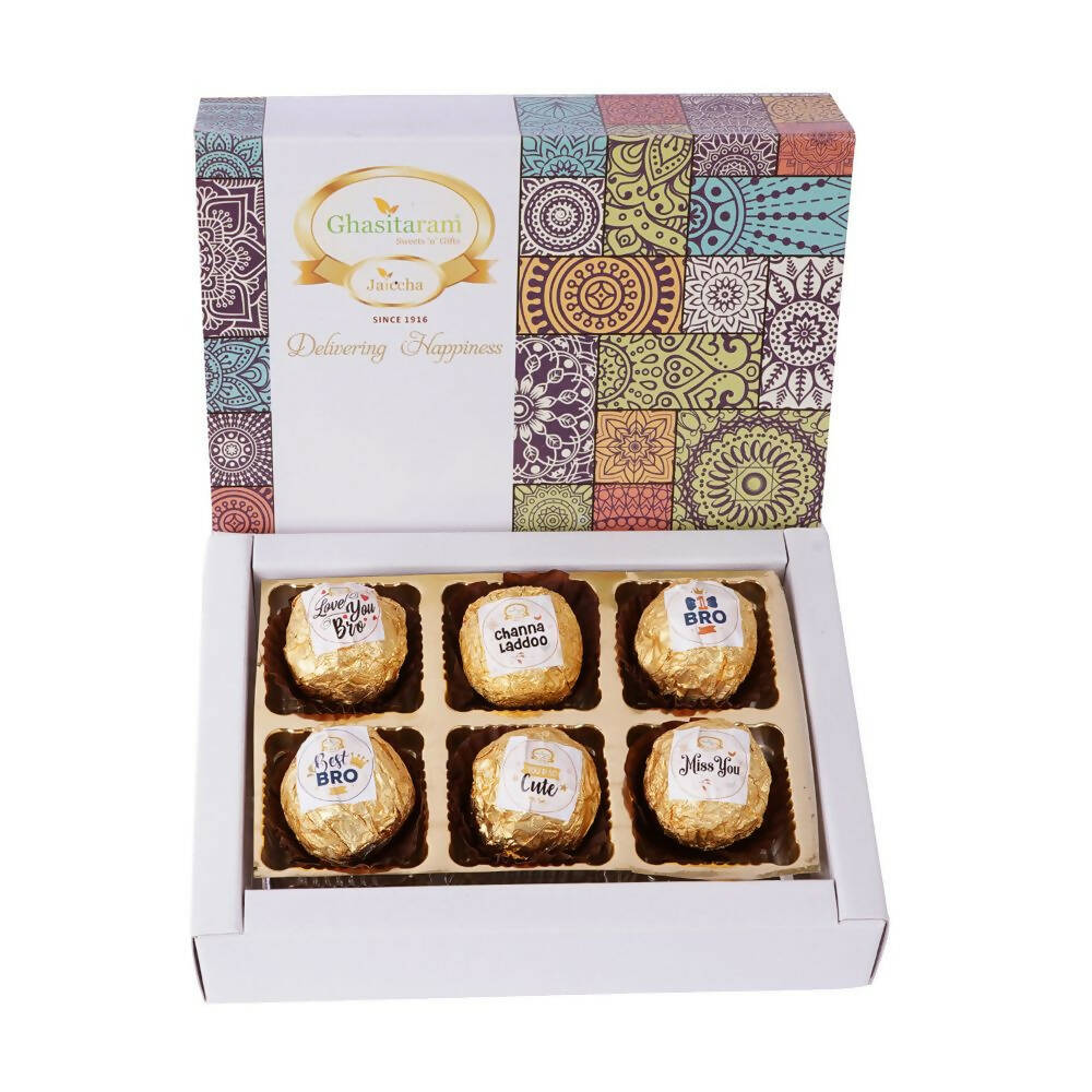 Ghasitaram Channa Laddoos With Captions | Swadesiicart