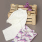 Breathables Kids Boys & Girls Cotton Night Suit – Purple Dinosaur Print Kurta & Pyjama Co-Ord Set