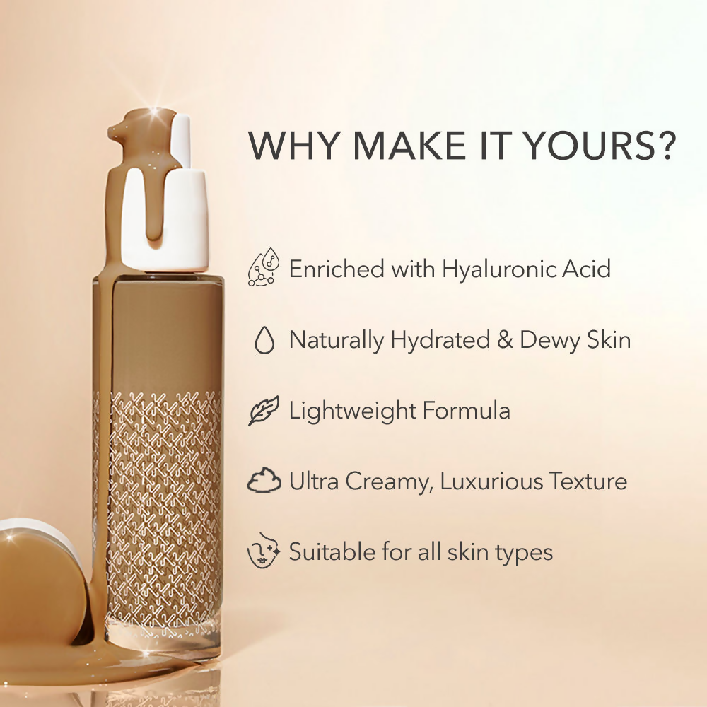 Kay Beauty By Katrina Kaif Hydrating Foundation - 175N Deep | Swadesiicart