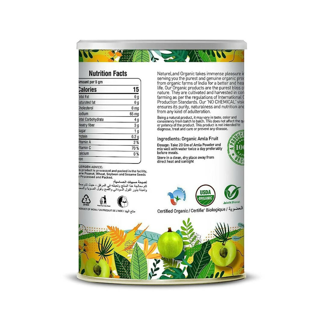 Natureland Organics Amla Powder | Swadesiicart