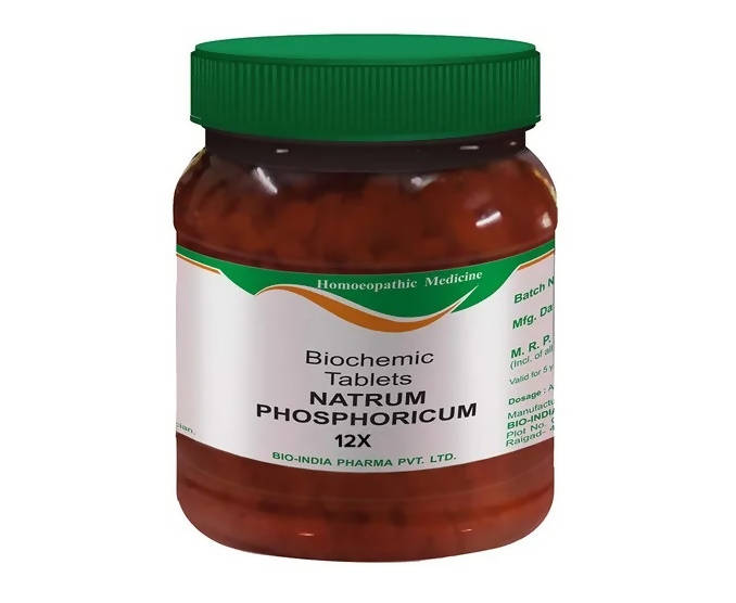 Bio India Homeopathy Natrum Phosphoricum Biochemic Tablets | Swadesiicart