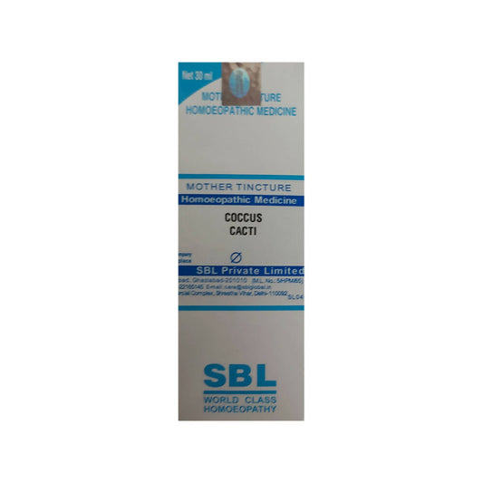 SBL Homeopathy Coccus Cacti Mother Tincture Q | Swadesiicart