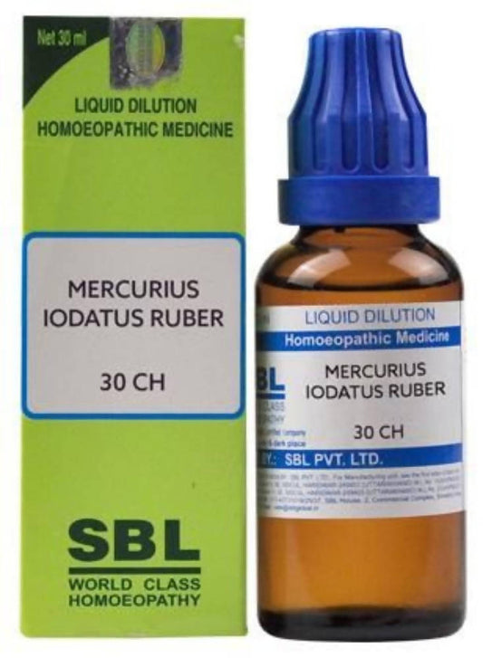 SBL Homeopathy Mercurius Iodatus Ruber Dilution | Swadesiicart