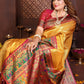 Aastha Fashion Gold Tissue Silk Weaving Saree