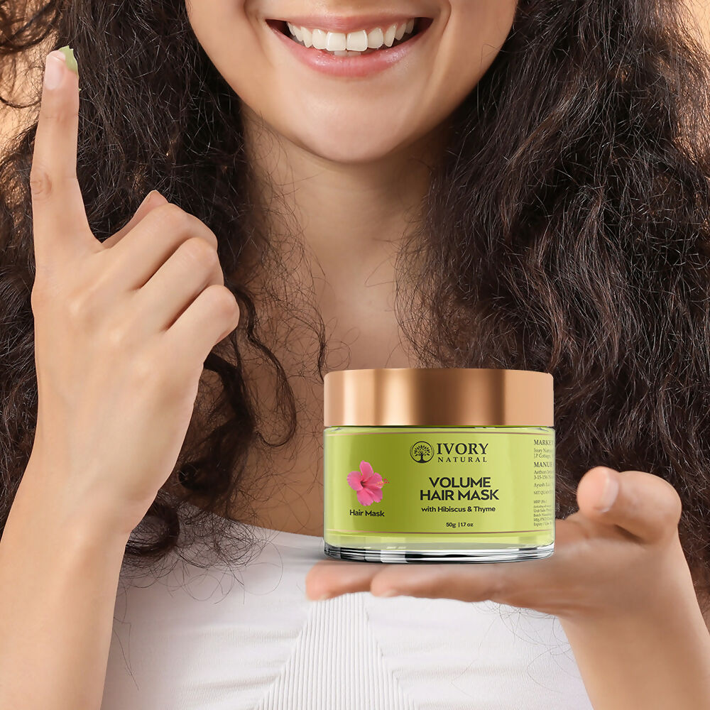 Ivory Natural Hair Volume Mask - Hair Volume And Length For Both Men & Women | Swadesiicart