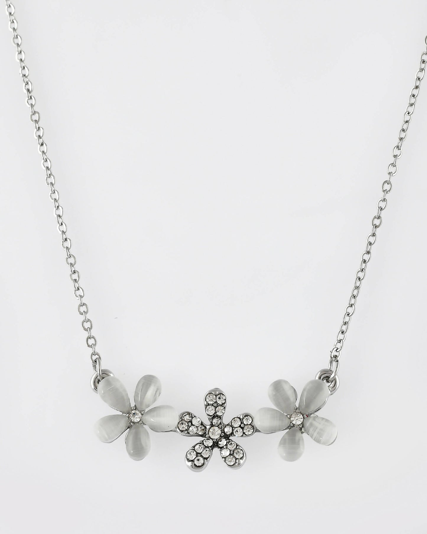 VOJ Women Beads Stainless Steel Sliver-Plated Chain with Star-Shape Pendant - Swadesiicart