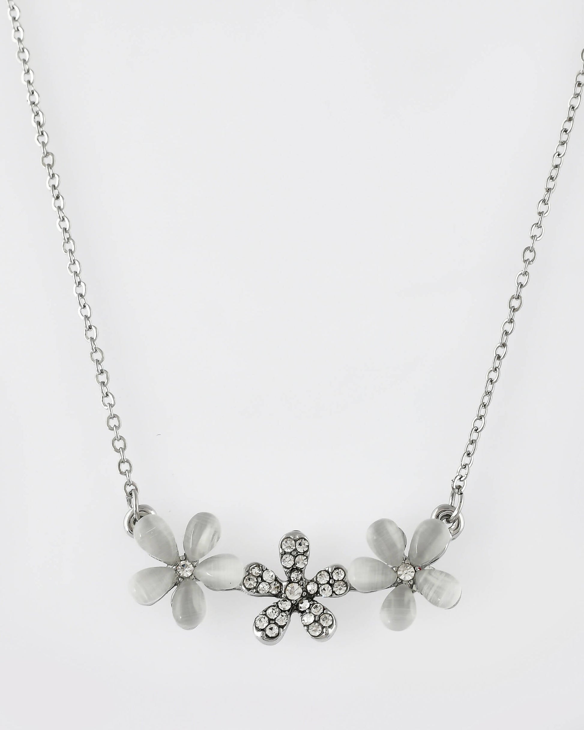 VOJ Women Beads Stainless Steel Sliver-Plated Chain with Star-Shape Pendant - Swadesiicart