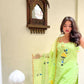 The52 Lemons Women's Gorgeous Printed Viscose Fabric Straight Kurta Pant with Dupatta Set - Swadesiicart