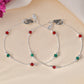 Jewels Nest Elegant Sterling Silver Designer Anklet – Adjustable & Trendy | Swadesiicart