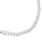 Jewels Nest Elegant Silver-Plated Rhinestone Anklet | Swadesiicart