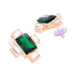 Jewels Nest Kundan Inspired Pearl and Green Stone Bridal Necklace - Swadesiicart