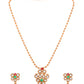 Jewels Nest Traditional Kundan Gold-Plated Jewellery Set with Mangalsutra & Earrings - Swadesiicart