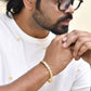 Jewels Nest Stylish Two-Tone Gold-Polished Bracelet - Swadesiicart