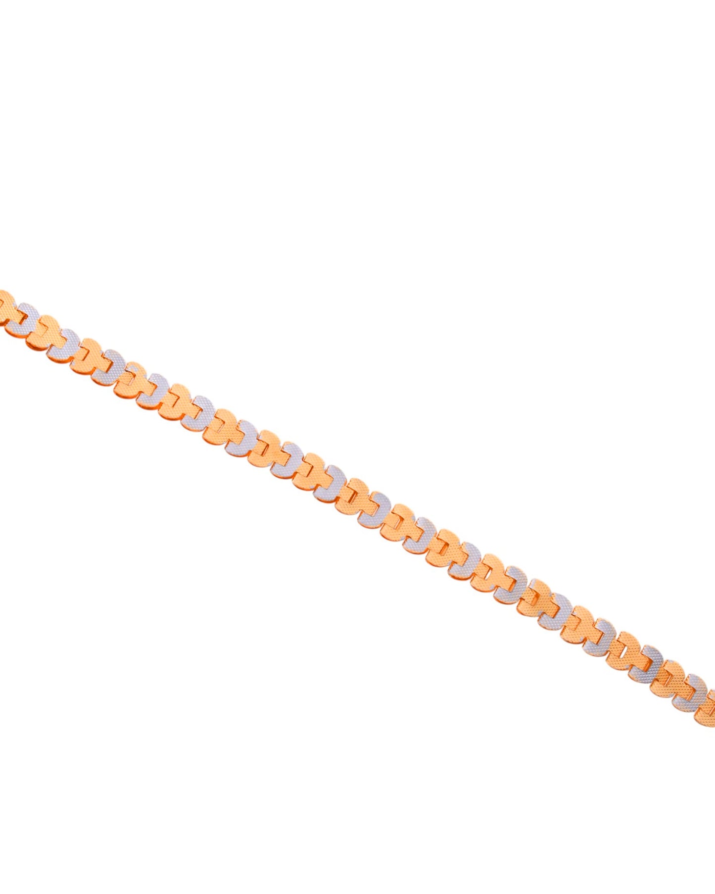 Jewels Nest Stylish Two-Tone Gold-Polished Bracelet - Swadesiicart