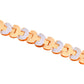 Jewels Nest Stylish Two-Tone Gold-Polished Bracelet - Swadesiicart