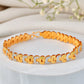 Jewels Nest Stylish Two-Tone Gold-Polished Bracelet - Swadesiicart