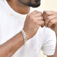 Jewels Nest Stylish Silver-Plated Chain Bracelet - Swadesiicart