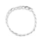 Jewels Nest Stylish Silver-Plated Chain Bracelet - Swadesiicart