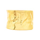 Jewels Nest Ripple Texture Wide Gold Cuff Bracelet - Swadesiicart