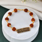 Jewels Nest Spiritual Rudraksha & Gold-Polished Bracelet - Swadesiicart