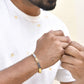 Jewels Nest Elegant Two-Tone Gold & Silver Bracelet - Swadesiicart
