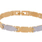 Jewels Nest Elegant Two-Tone Gold & Silver Bracelet - Swadesiicart