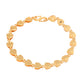 Jewels Nest Elegant Fancy Gold Bracelet with Heart-Shaped Links - Swadesiicart