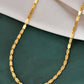 Jewels Nest Men Gold-Polished Stainless Steel Self Design Biscuit Chain | Swadesiicart