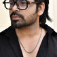 Jewels Nest Men's Silver-Tone Stainless Steel Self-Design Link Chain | Swadesiicart