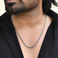 Jewels Nest Men's Silver-Tone Stainless Steel Self-Design Link Chain | Swadesiicart