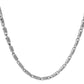 Jewels Nest Men's Silver-Tone Stainless Steel Self-Design Link Chain | Swadesiicart
